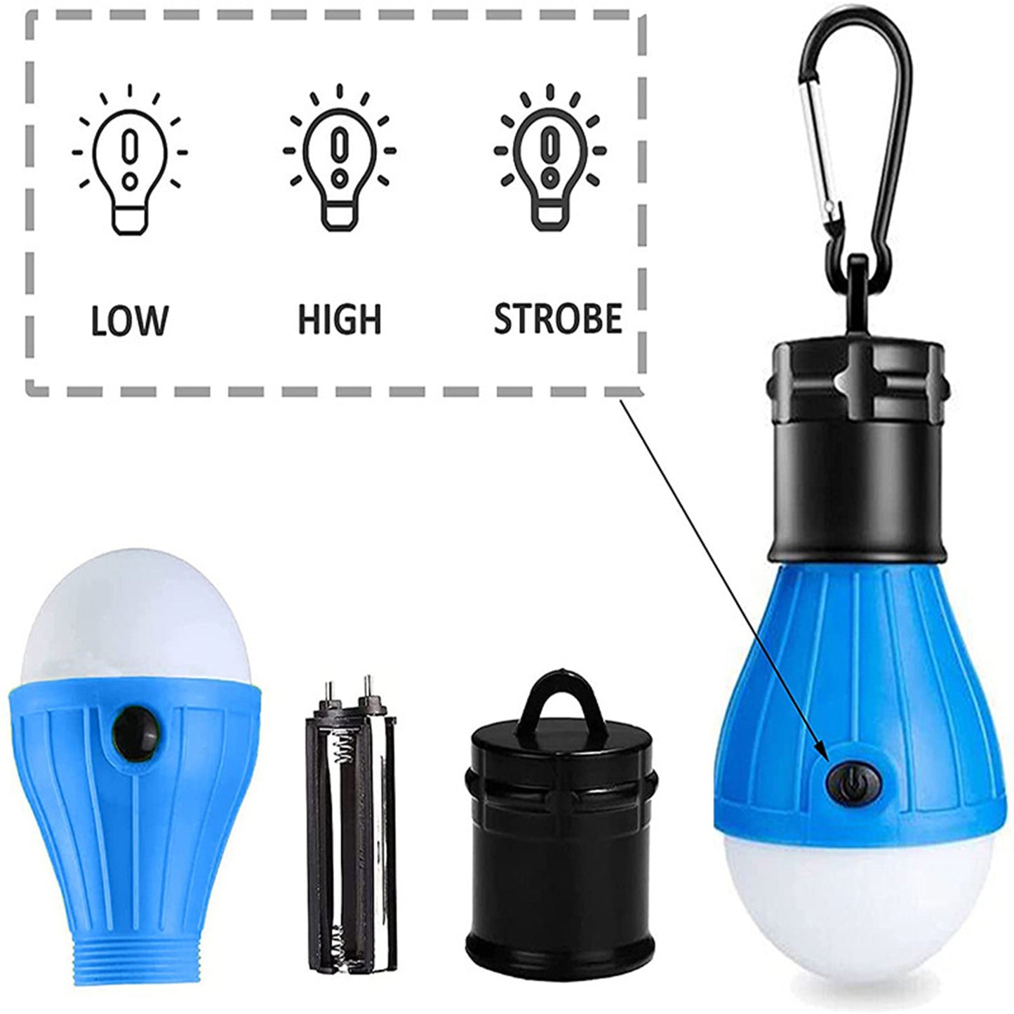 LTAW194【100 PCS】LED Camping Tent Lantern