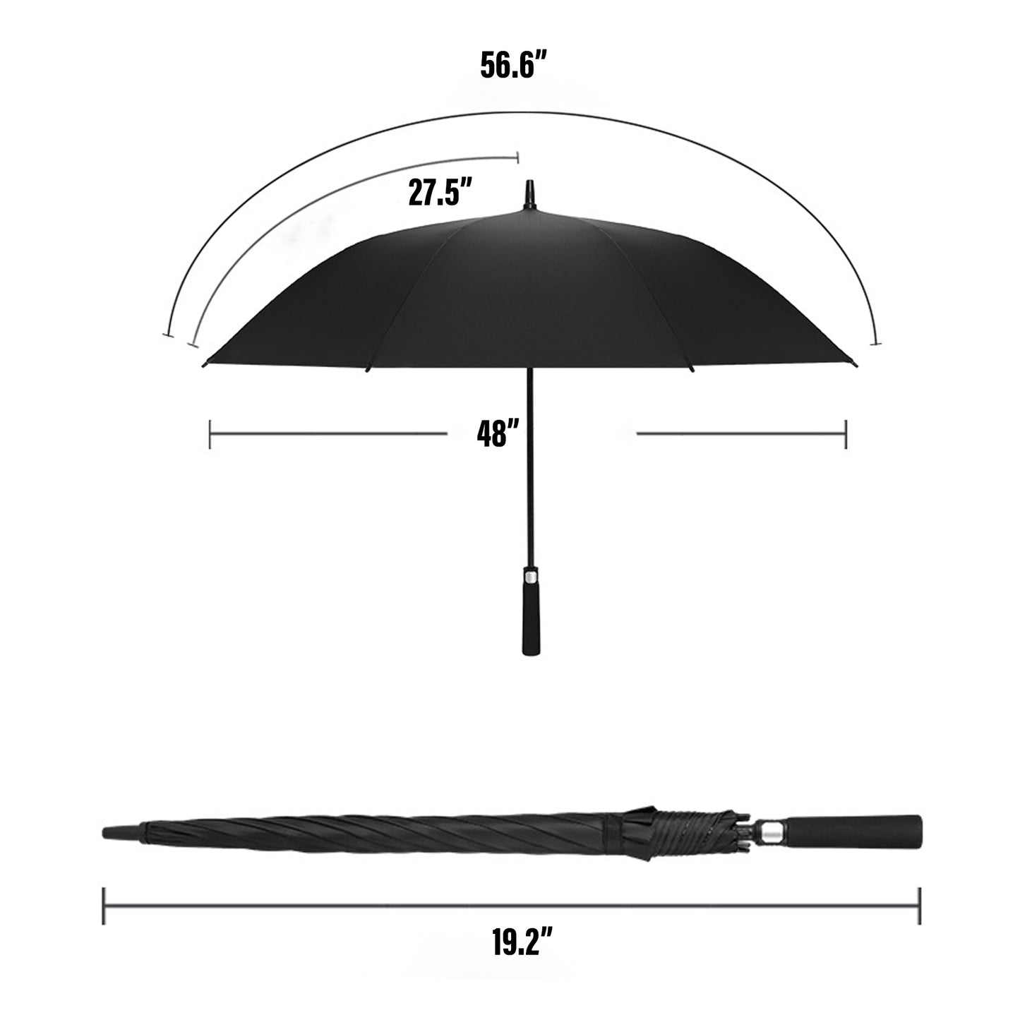 LTAW199【100 PCS】Large Golf Umbrella