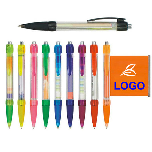 LTAW205【500 PCS】Custom Plastic Flag Banner Pen