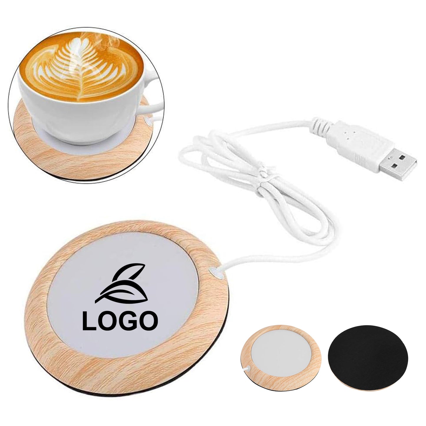 LTAW206【100 PCS】USB Heated Cup Coaster