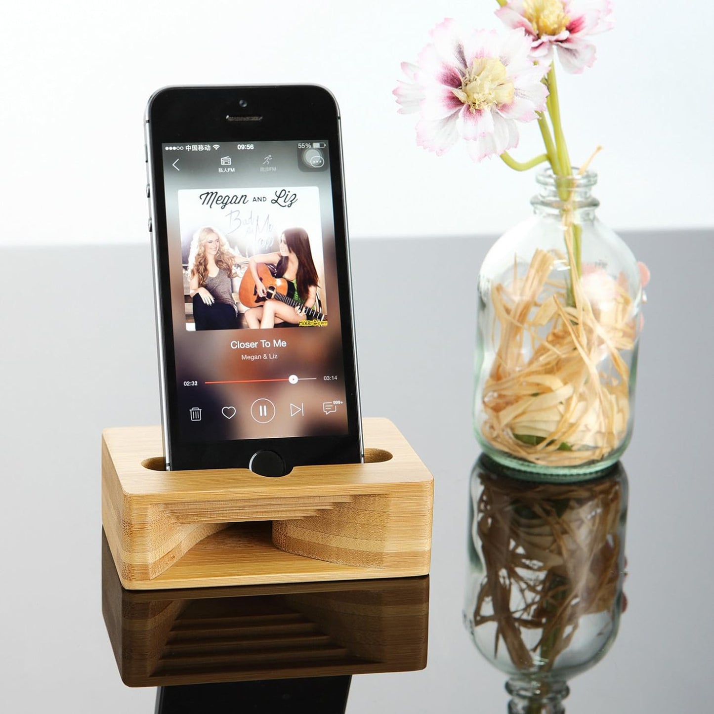 LTAW209【300 PCS】Multi-Functional Wooden Phone Stand