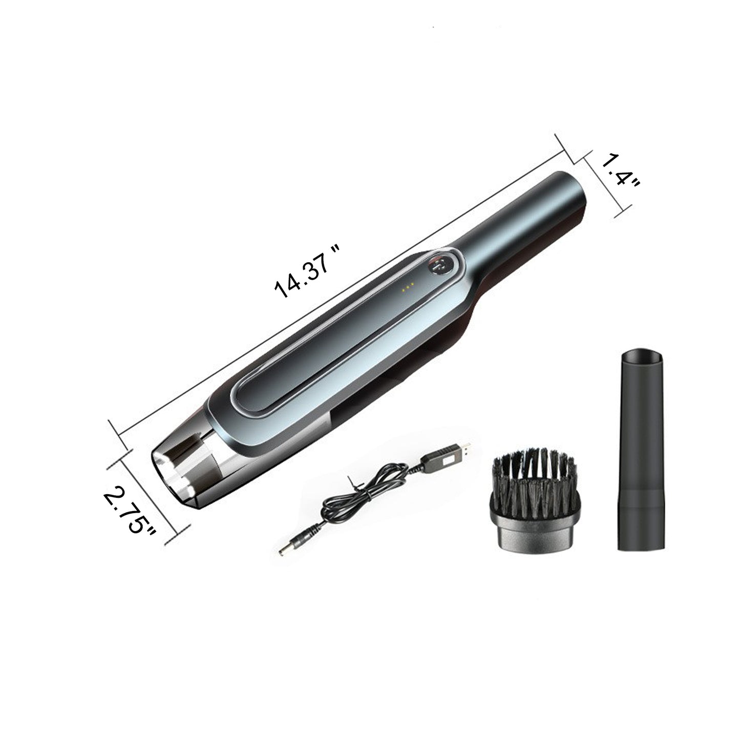 LTAW214【50 PCS】Handheld Car Vacuum Cleaner For Dry And Wet Cleaning