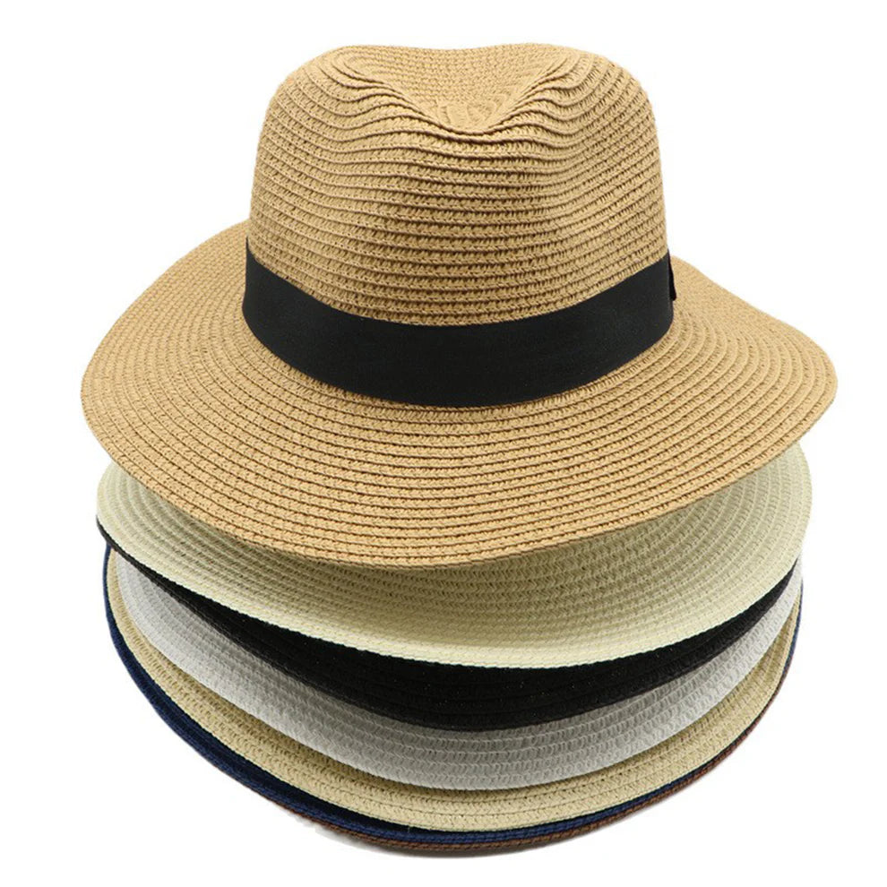 LTAW024【100 PCS】Women's Wide Brim Straw Hat