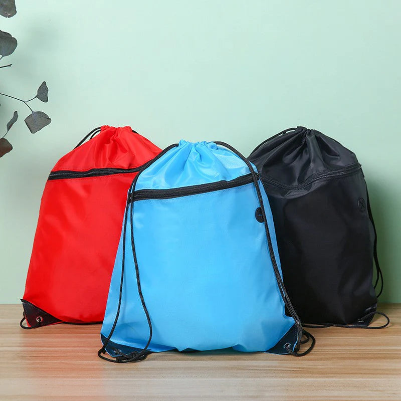 LTAW025【100 PCS】Drawstring Bags with Zipper