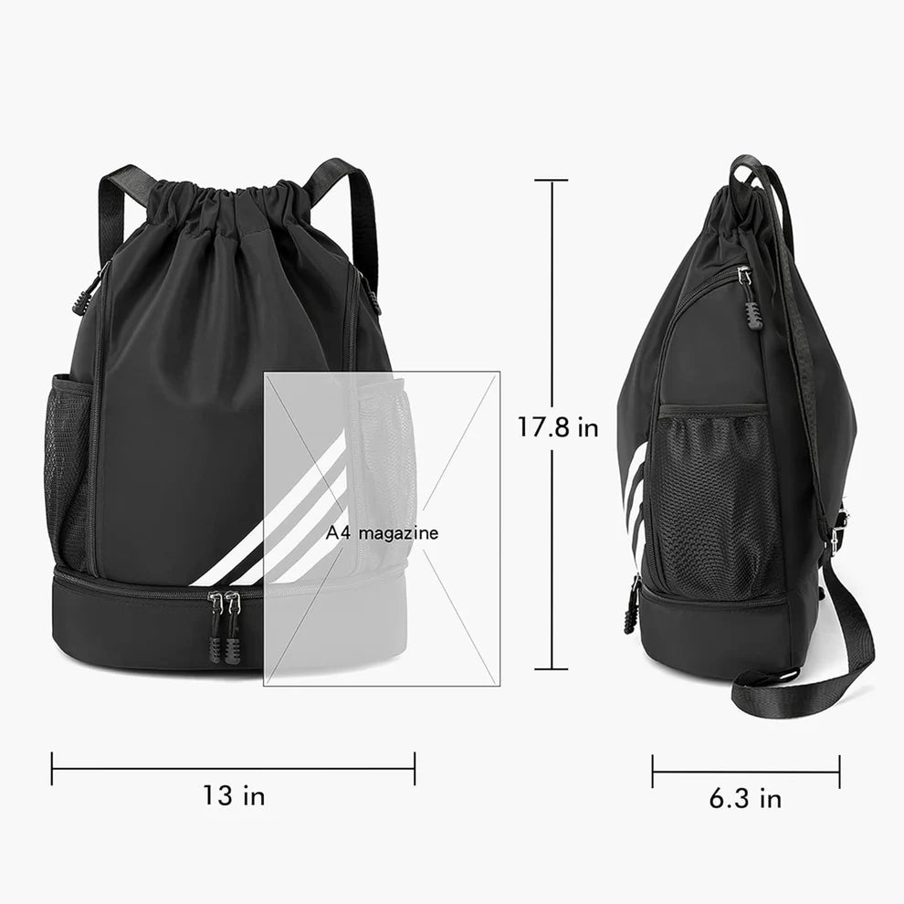 LTAW042【100 PCS】Water Resistant Drawstring Backpack