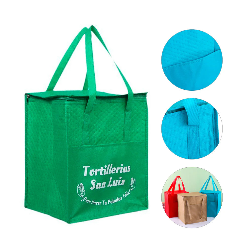 LTAW075【500 PCS】Non-Woven Cooler Lunch Bag