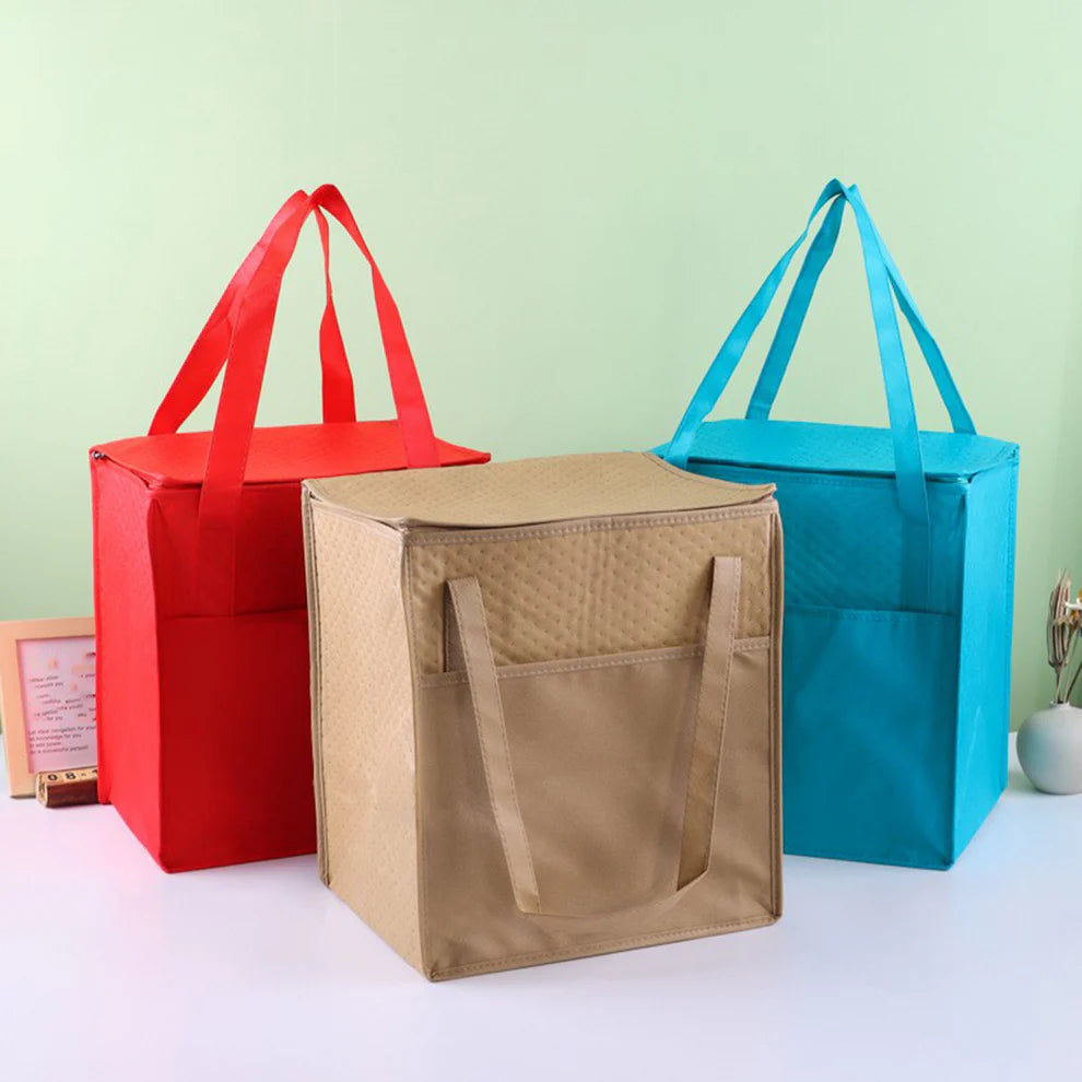 LTAW075【500 PCS】Non-Woven Cooler Lunch Bag