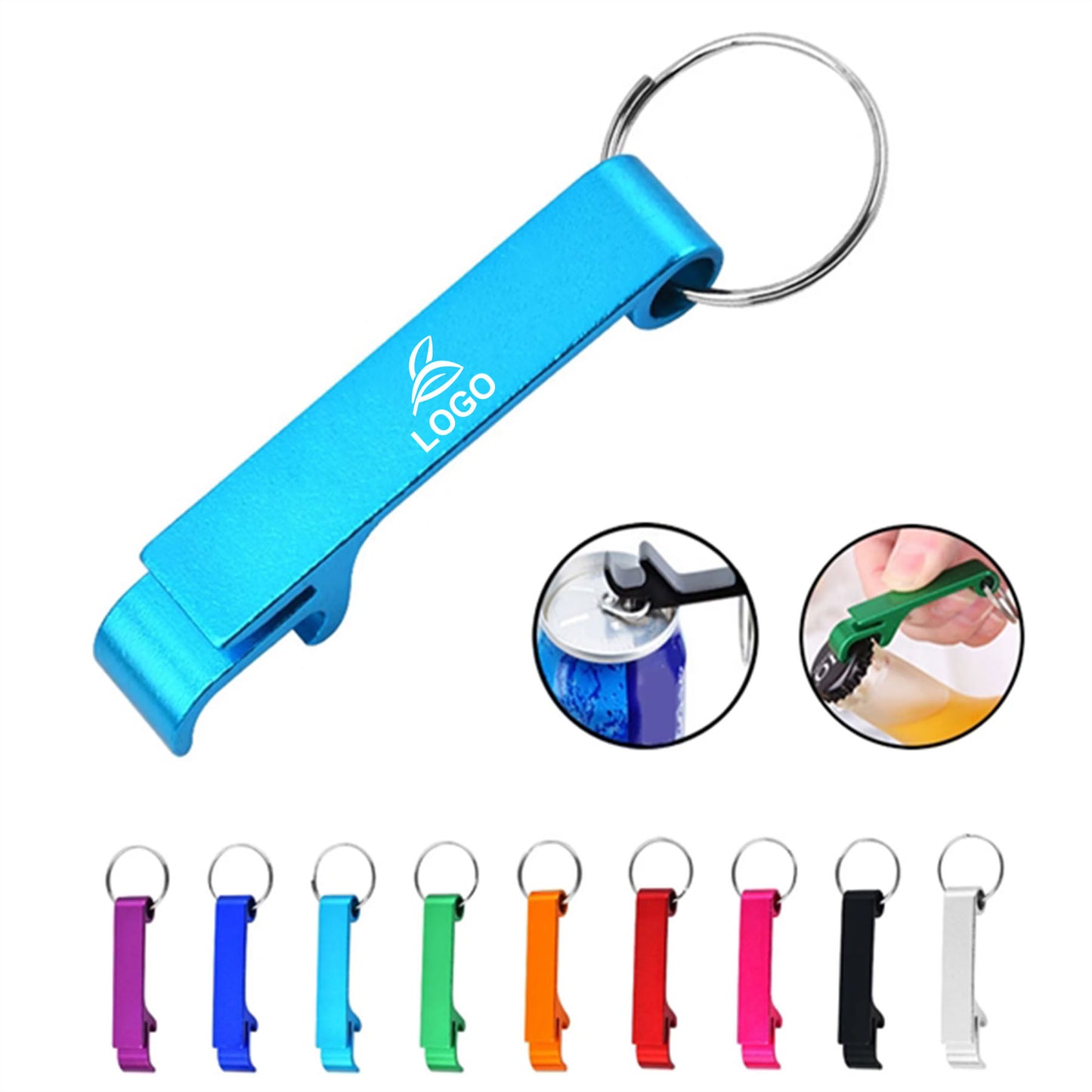 LTAW081【100 PCS】Bottle Opener Metal Keychains