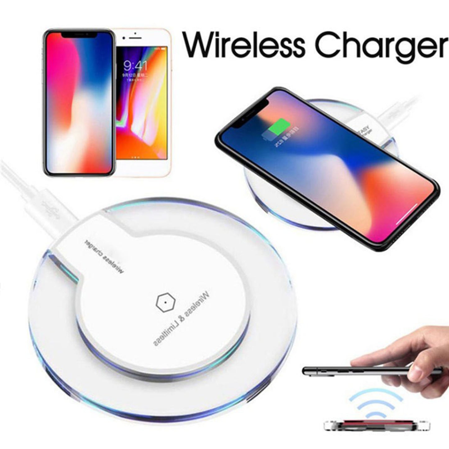 LTAW082【100 PCS】Wireless Phone Charging Pad