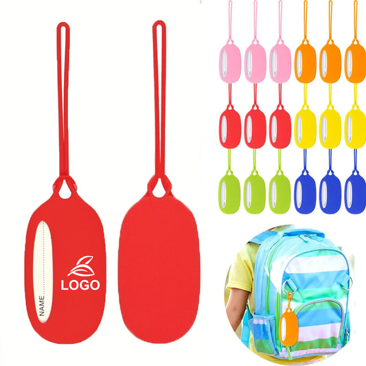 LTAW084【100 PCS】Mini Silicone Luggage Tag