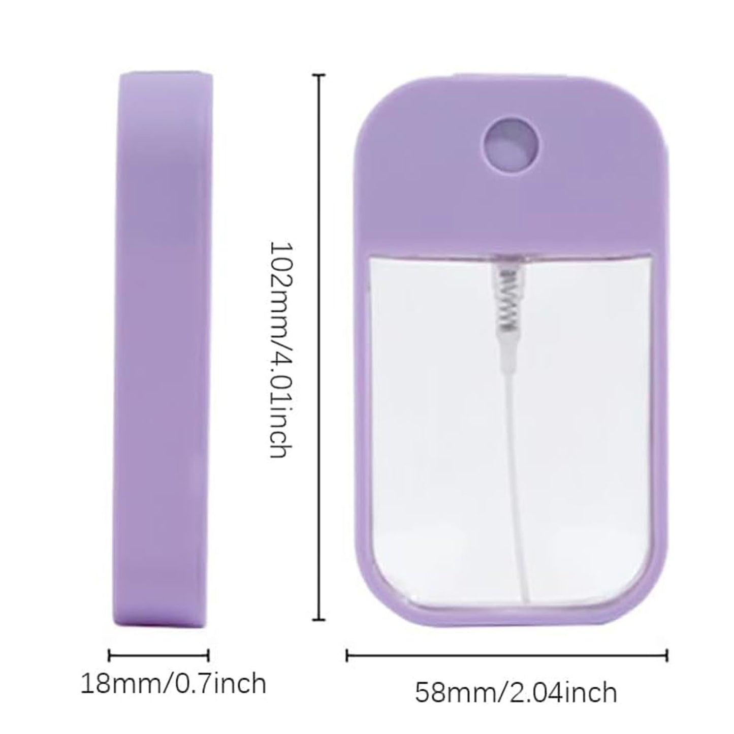 LTAW090【100 PCS】Card-Shaped Portable Spray Bottle