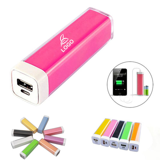 LTAW095【100 PCS】Small Lipstick Portable Charger 2200mAh