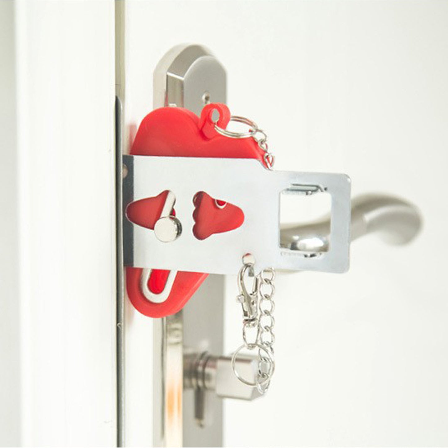 LTAW096【100 PCS】Portable Door Lock Security